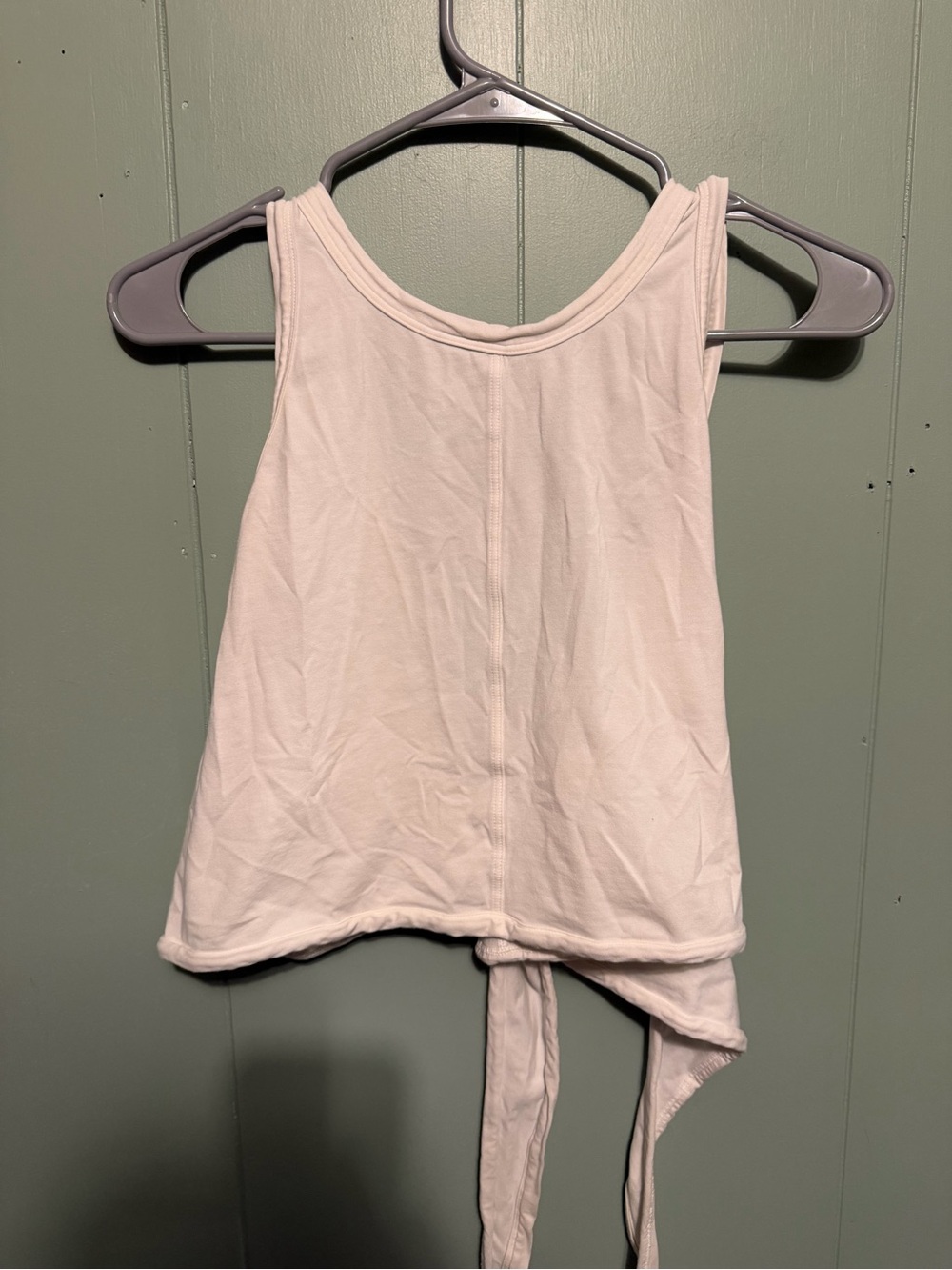 lululemon athletica White Back-Tie Tank